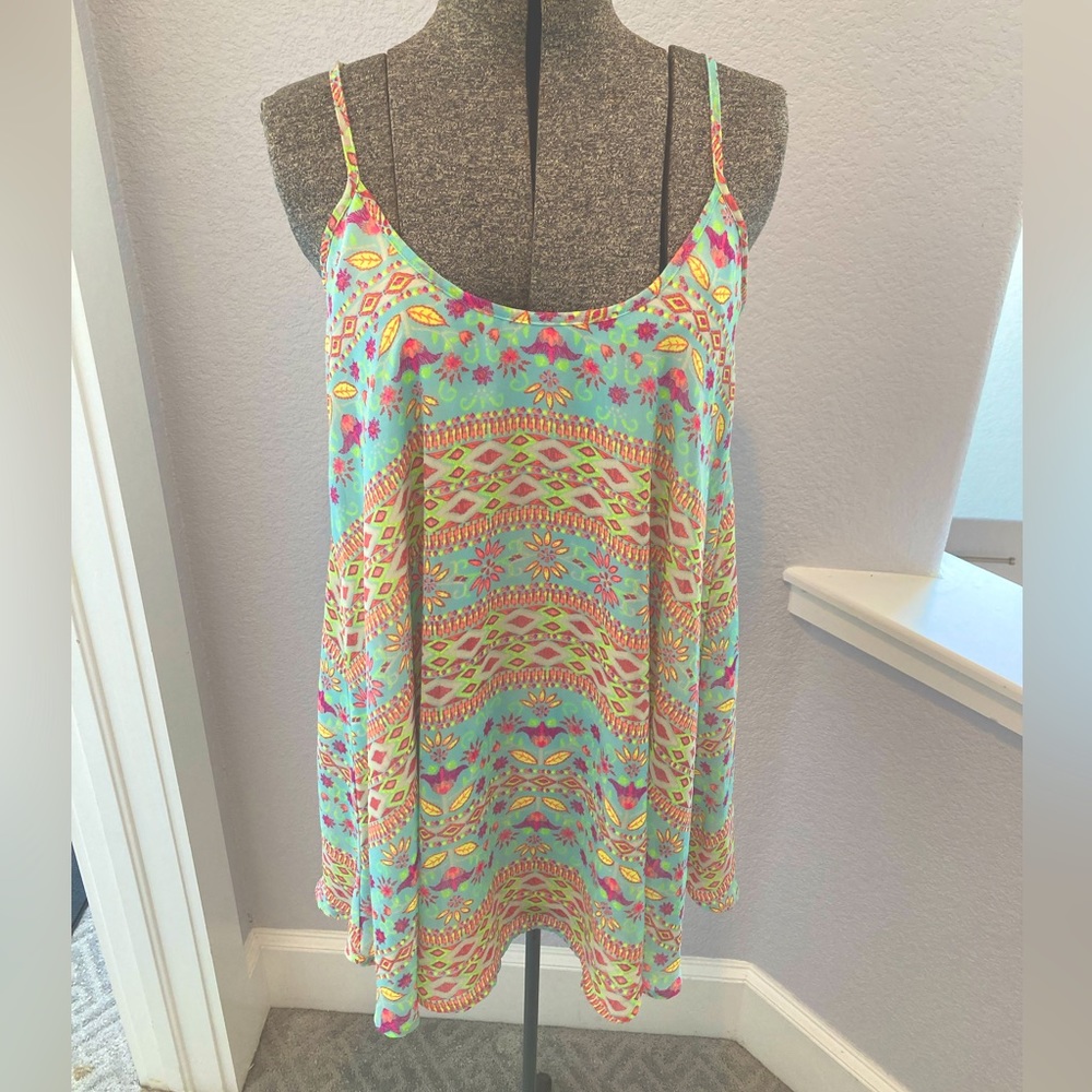 Show Me Your Mumu Aztec Mini Dress - Medium (Like New)